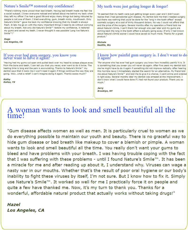 Natures Smile Real Users Reviews